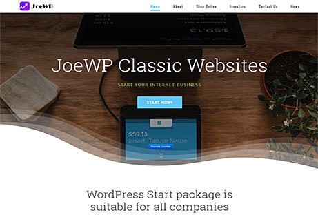 JoeWP WordPress Agentur - WordPress Classic Website