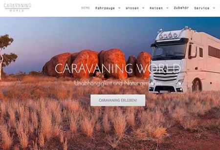 JoeWP - Verkauf Webprojekt Caravaning World