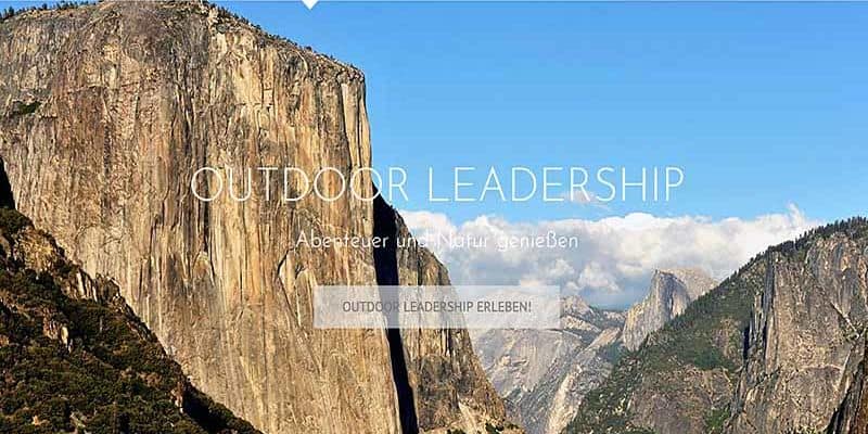 JoeWP WordPress Agentur - Referenz Outdoor leadership