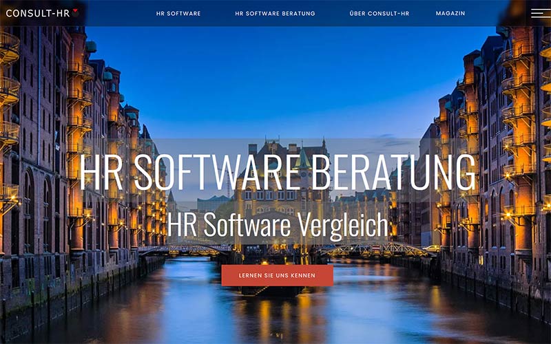 Consult HR Unternehmensberatung - Referenz Website der JoeWP WordPress Agentur