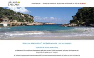 Urlaub Santanyi - Referenz Website der JoeWP WordPress Agentur