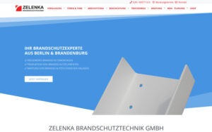 Zelenka Brandschutztechnik GmbH - Referenz Website der JoeWP WordPress Agentur